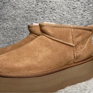 Women's UGG Classic Ultra Mini Platform Boot Chestnut
